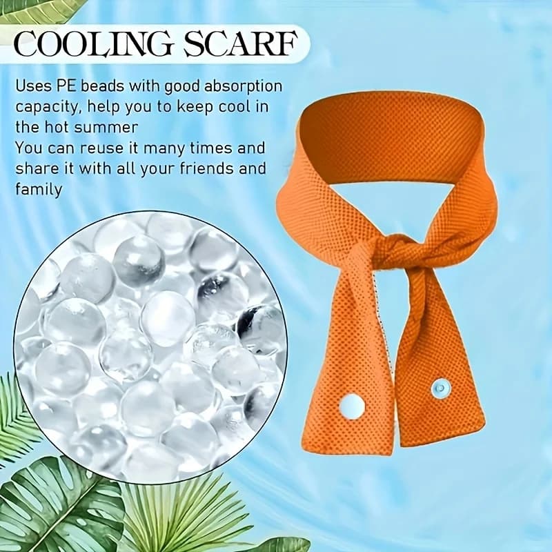 Cooling Neck Gaiter Scarf Bandana Towel Ice Silk Sweat Wipe Quick Dry Sweat Wicking for Men Women Sport Running Yoga Gym Workout