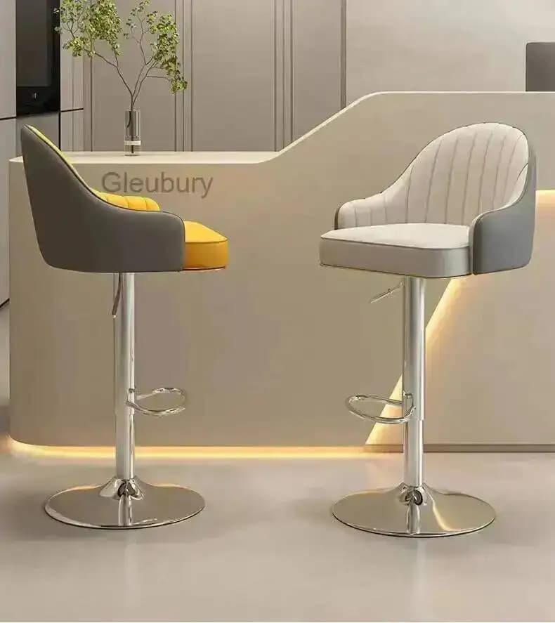 Sgabelli da Bar Girevoli Regolabili, Comodi e Minimalisti, per Camera da Letto, Gaming, Ristorante, Arredamento Casa