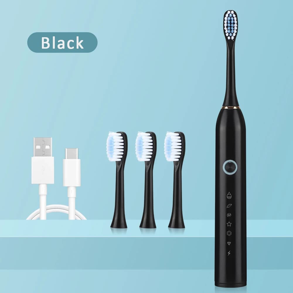 Electric toothbrush for sensitive gums bristles soft vibration sonic cleansing deep oral dental whitening timerization smart toothbrush