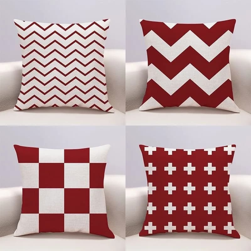 Federa per cuscino geometrica a righe Divano Soggiorno Cuscino Cuscino Decorazione per letto e colazione Federa per finestra a bovindo per pisolino