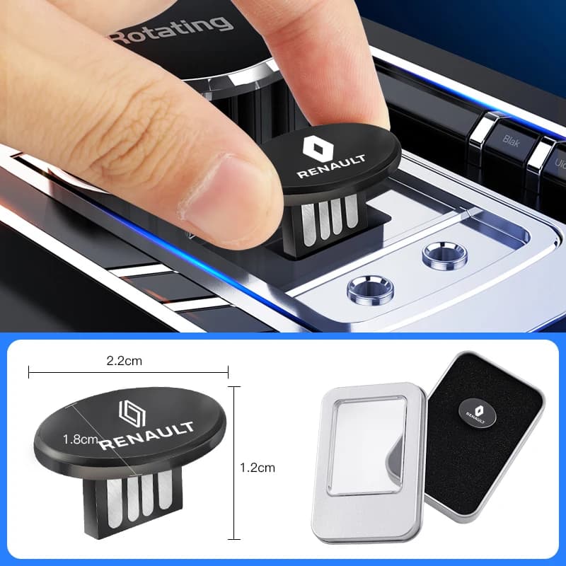 Chiavetta USB Universale con Logo Auto per Renault RS Clio Megane 2 3 4 Captur Trafic Twingo Scenic 2 Kadjar Kangoo