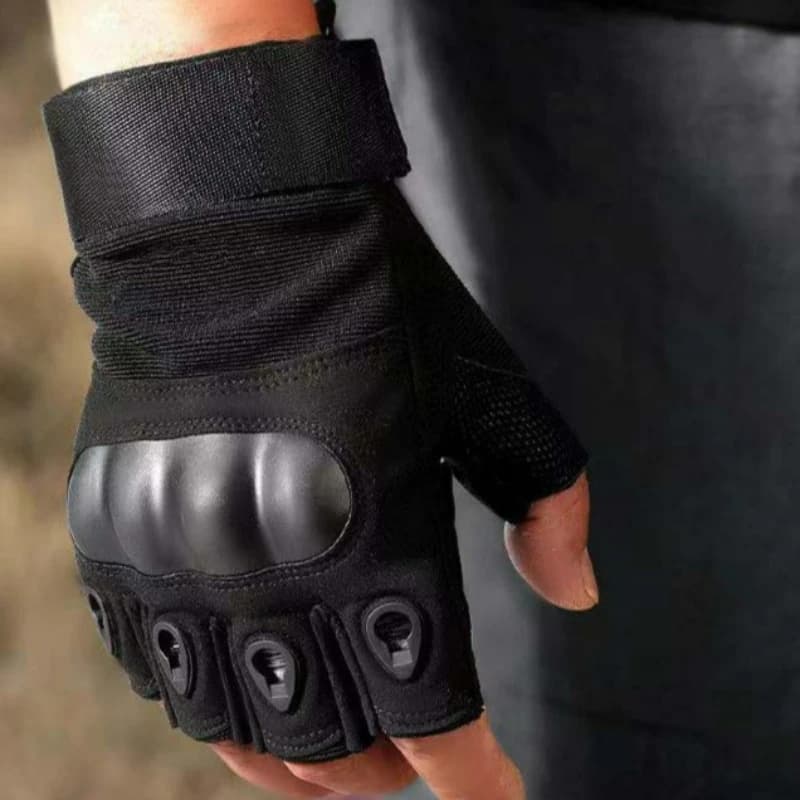 Guanti da moto per uomo e donna Guanti invernali da ciclismo all'aperto con mezze dita protettivi per allenamento sportivo all'ingrosso