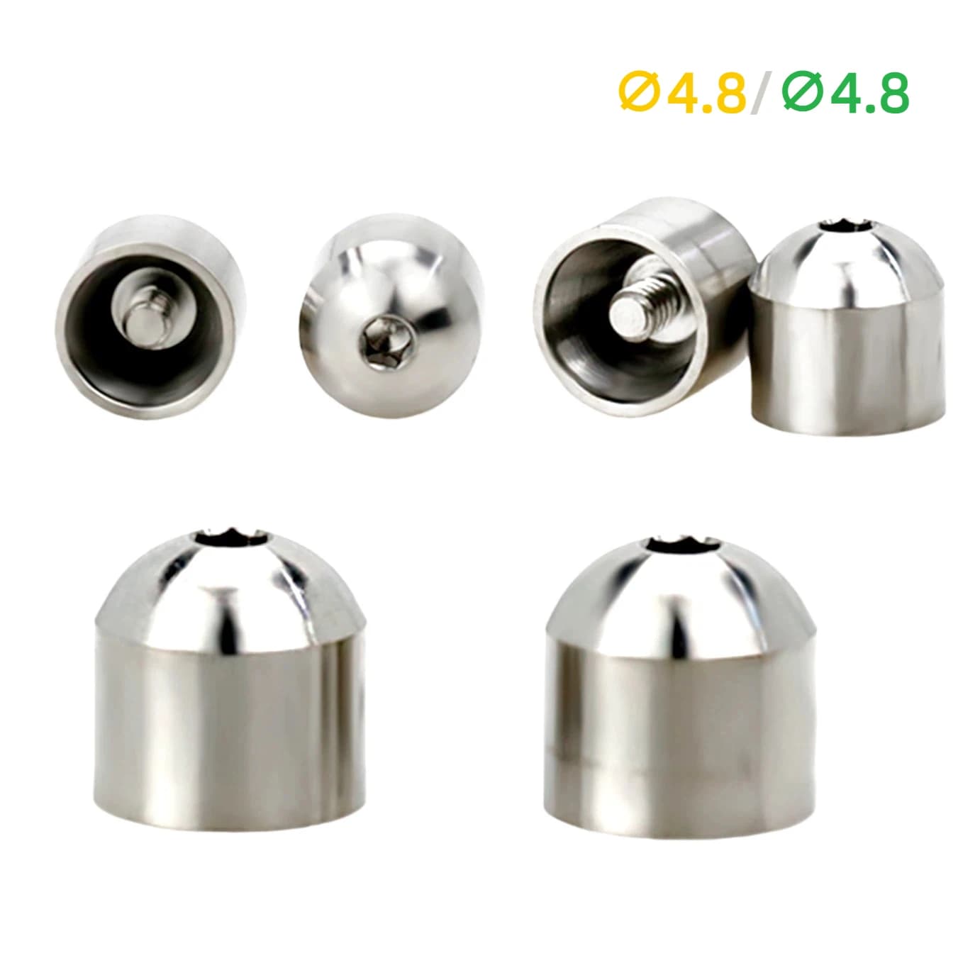 5/10 Pz Dentale Multi Unità Tappi di Guarigione Protettivi Tappo di Protezione Guarigione Paramo Titanio Adatto OSS Diametro4.8