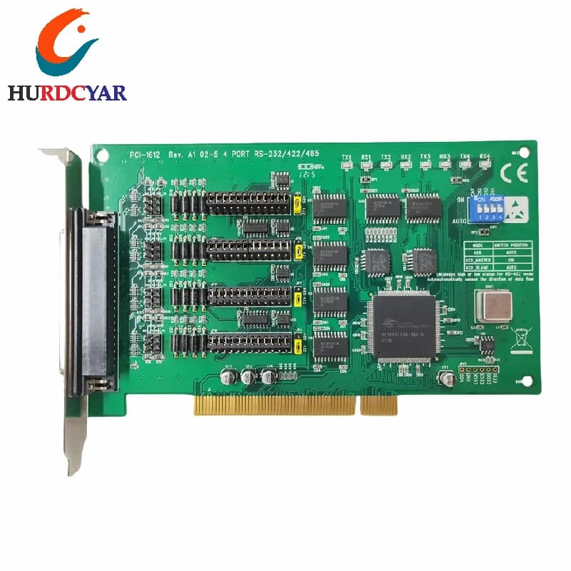 4 PORT RS-232/422/485 Data Capture Card For Advantech PCI-1612 REV A1 02-1/02-2/02-5 PLC