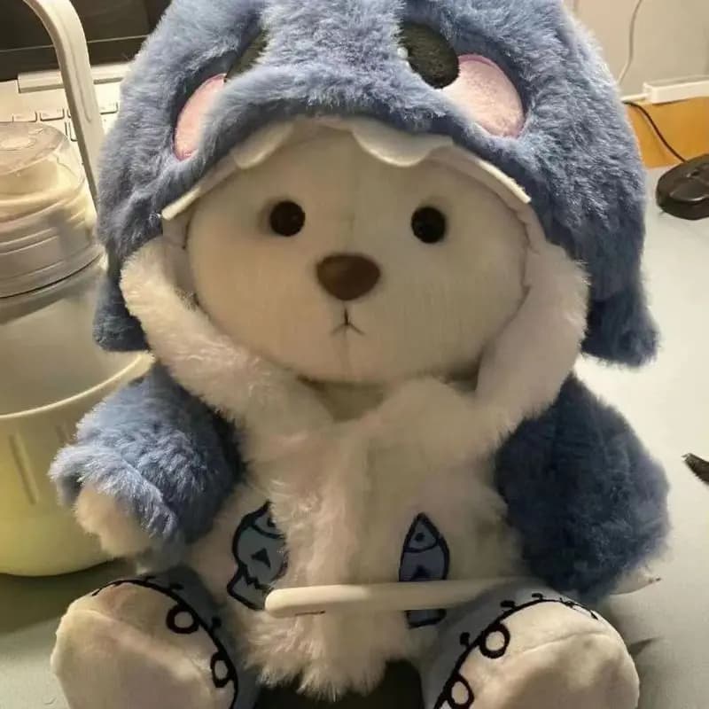 Celebrità di Internet travestimento orsacchiotto bambola super carino peluche super carino cuscino per dormire bambola regalo di compleanno