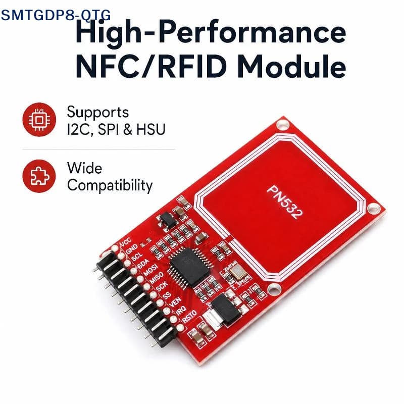 NEW PN532 NFC RFID Read Write Module V3 Built In Antenna Support I2C SPI HSU For Electronic DIY Projects
