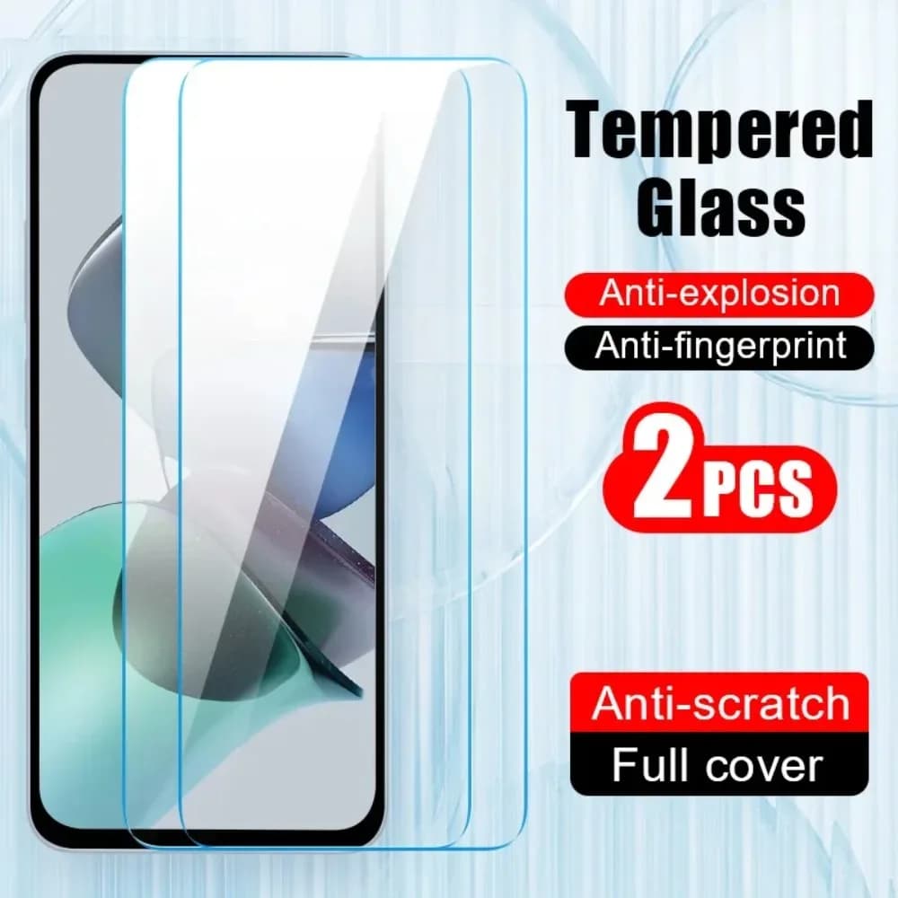 2 pezzi di protezione per lo schermo per Motorola Moto G Stylus Moto G(2023)Moto G Play Glass smartphone Moto G Power(2024) Pellicola in vetro temperato