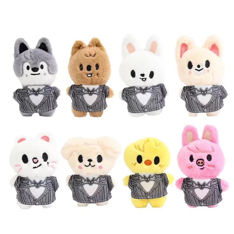 SKZOO K-pop Stray Kids Peluche Portachiavi Accessori Cartoon Peluche STAY Bang Chan Star Figurine Portachiavi Regali per bambini