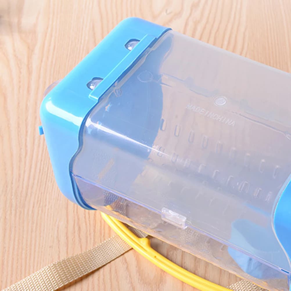 1 pz trasportino per animali materiale confortevole scatola per trasporto portatile per criceti finestra di osservazione trasparente adatta piccola