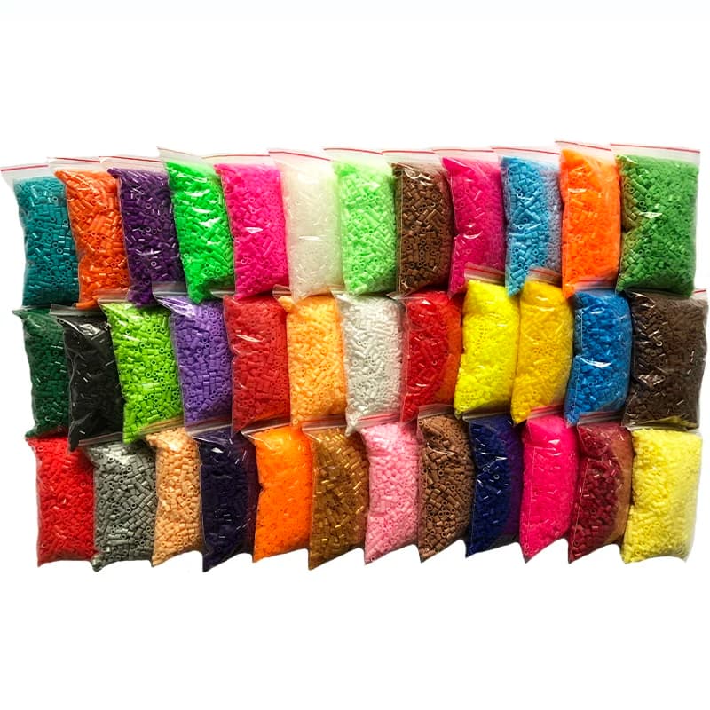 1000Pcs 2.6mm Mini Fuse Beads, Universal Hama Perler Beads DIY Pixel Art Iron Melty Beads Educational Craft Toy Gift for Kids Adults