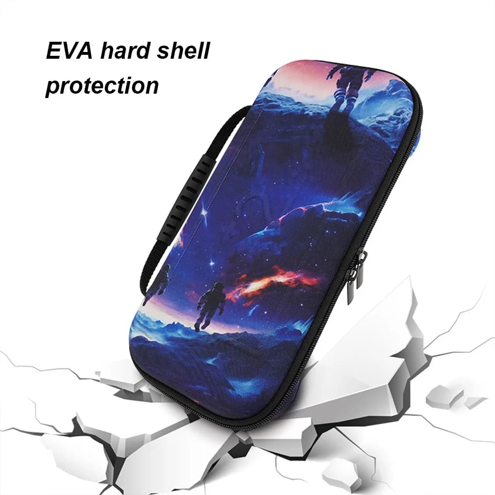 Hard Shell Portable Carrying Case For Switch 2(2025) Game Console Accessories Travel Anti-fall Handbag with 10 Games Card slot