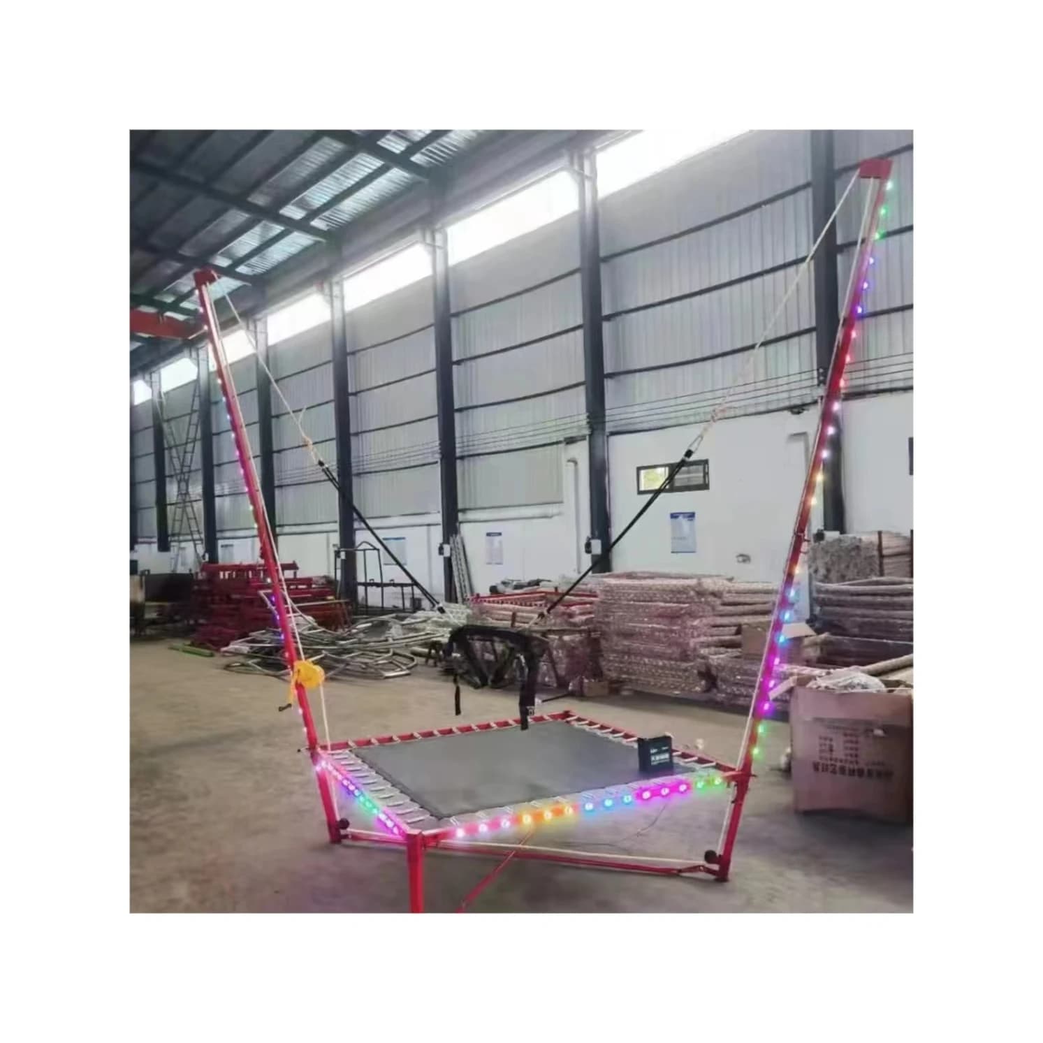 Trampolino Elastico Pieghevole per Bambini con Molle, Prezzo di Fabbrica, Offerta Speciale