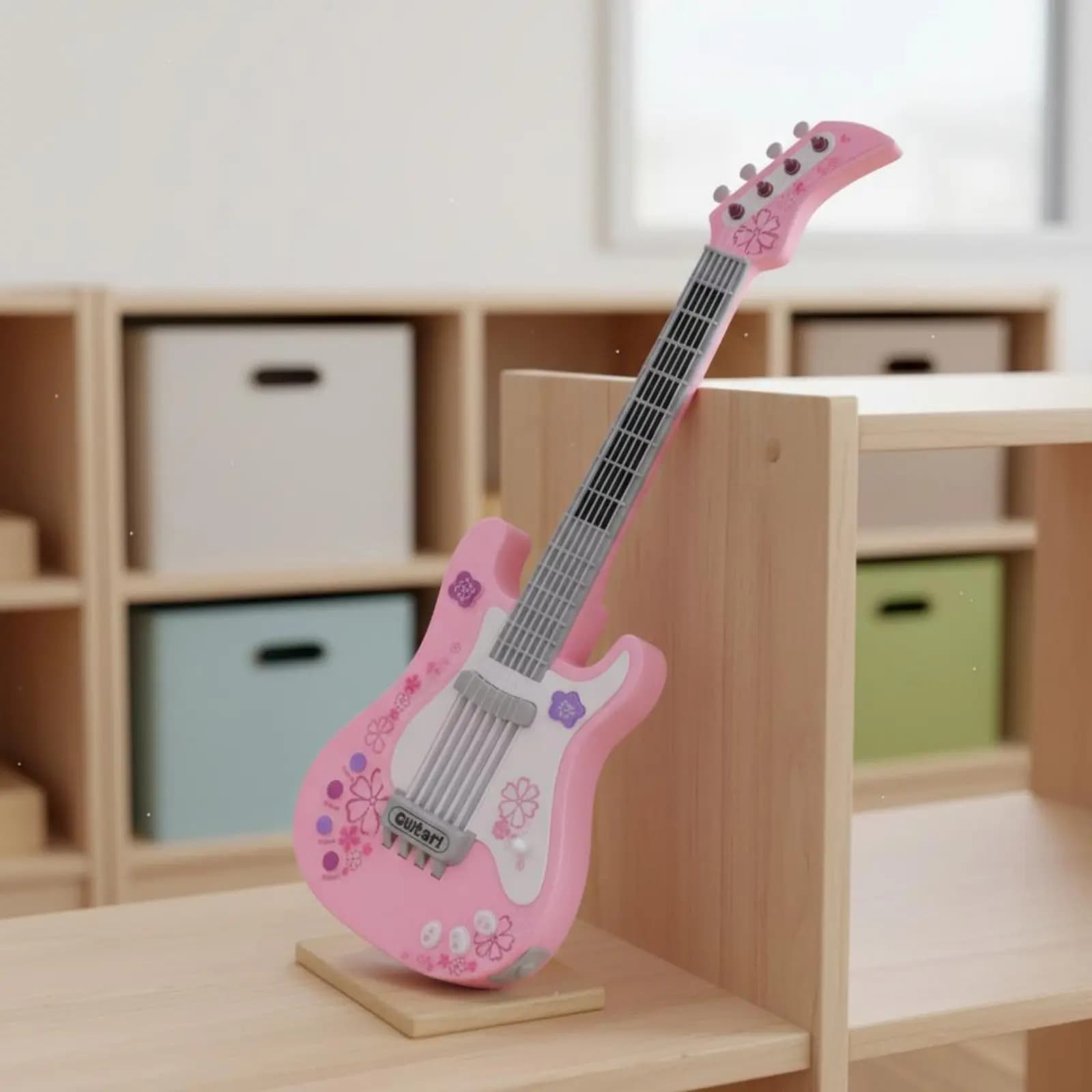 Mini Ukulele Giocattolo Educativo per Bambini, Ukulele per Principianti, Ottima Idea Regalo, Chitarra Mini a 4 Corde Leggera e Portatile