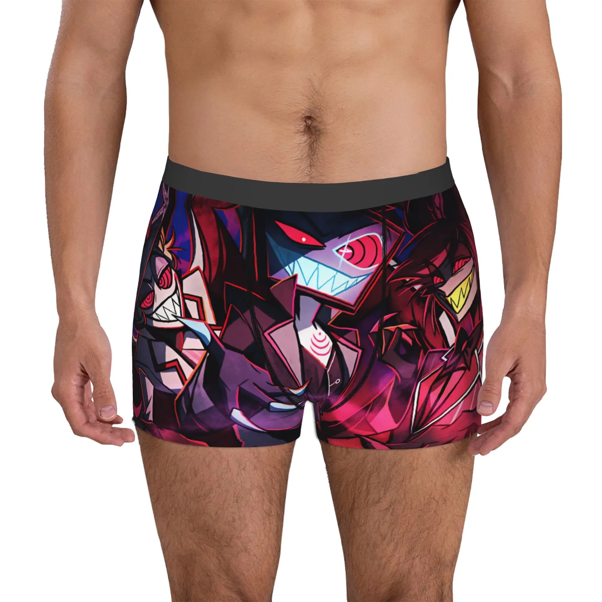Vox Hazbin Hotels Lucifer Alastor Boxers Shorts Men Briefs Underwear Fashion Underpants