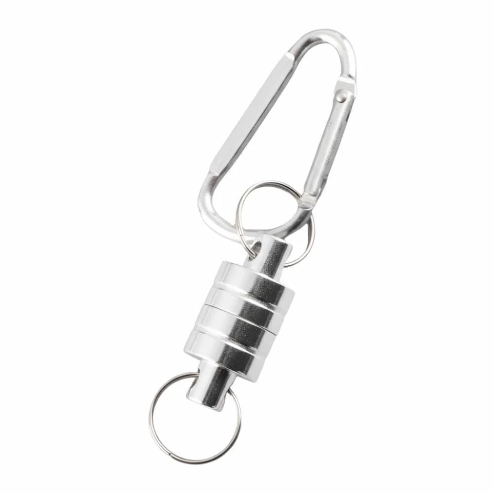 Clip di Rilascio Rapido in Lega di Alluminio Portatile, Clip Multiuso per Pesca, Moschettone Magnetico Resistente per Pesca alla Carpa