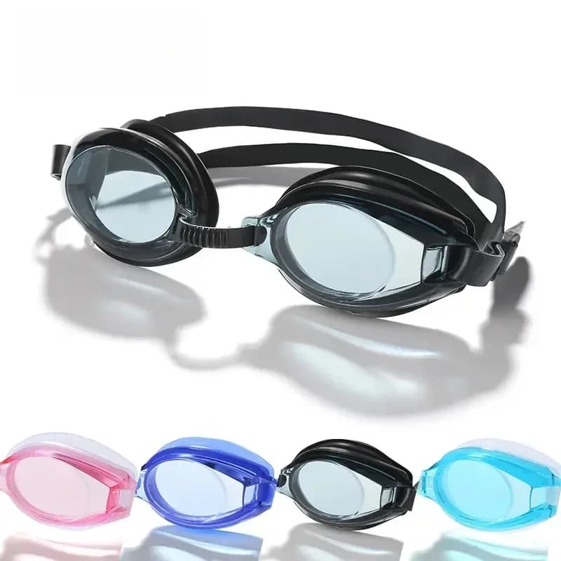 High-definition swimwear for adults, swimming equipment, waterproof adult glasses, flat and transparent diving glasses