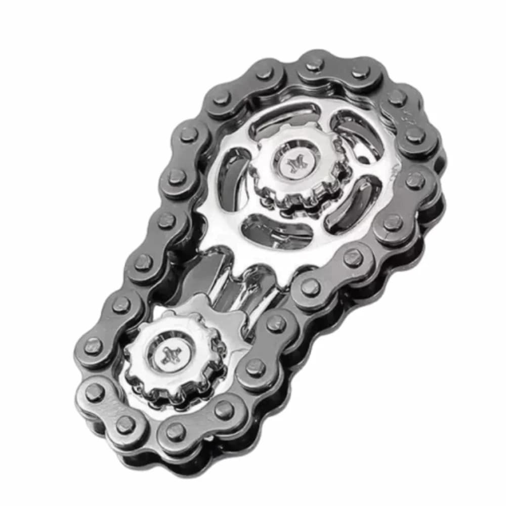 Volano creativo Fidget Spinner Trottola in metallo Catene per bici Spinner Gioco sensoriale Pignoni fai da te Punta delle dita Giroscopio Bomboniere