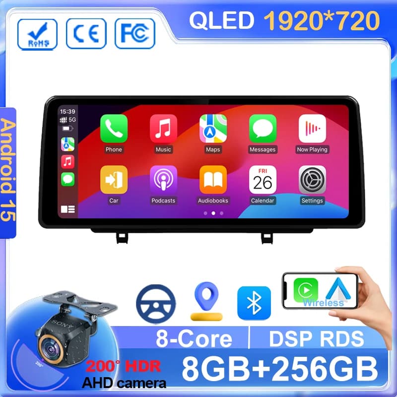 12.3 ''For Mazda 3 Axela 2020-2022 Autoradio Android 15 Carplay Multimedia Car Navigation System Stereo Universal Screen