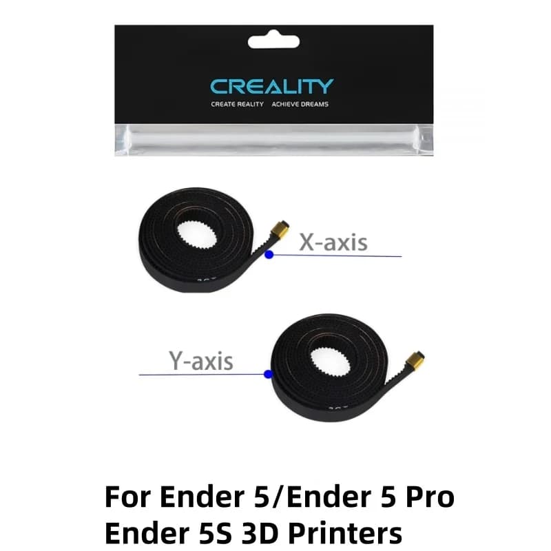 Creality official toothed strap, open 2GT strap step 2 mm width 6 mm for 3D printers Ender 5/Ender 5 Pro/Ender 5S