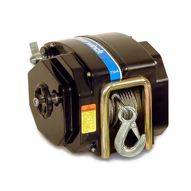 Verricello Elettrico per Ancora di Barca 3500lbs 12V/24V in Acciaio