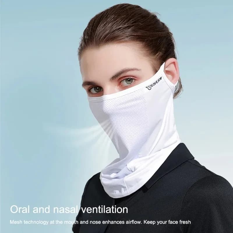 Bike Mask Breathable Ice Silk Waist Unisex Face Mask Ultraviolet Face Lock Military Bandana Scarf with multicam gaiter