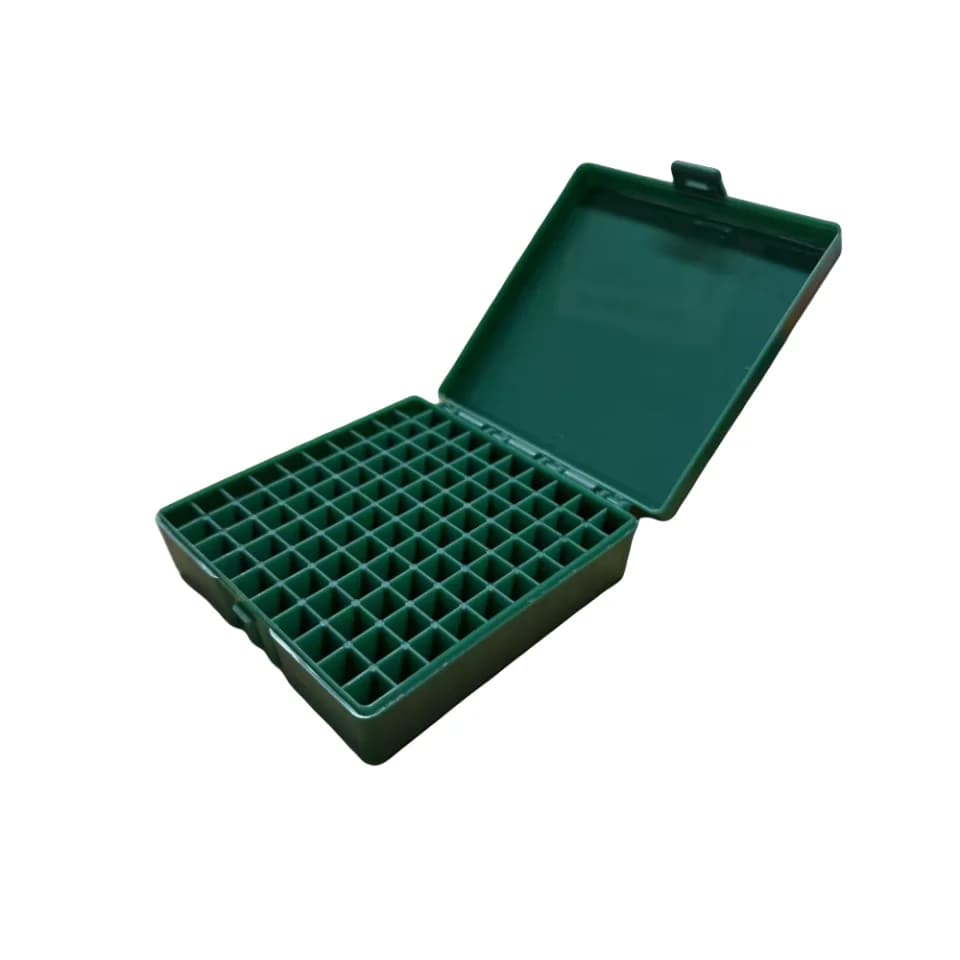 100-round tactical ammunition storage box for ammunition bullets for 9 mm gun