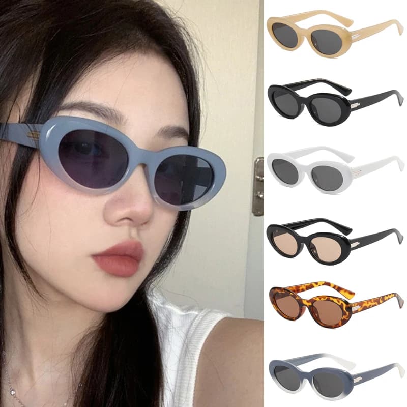 Cat Eye Sunglasses for Women, Fashionable Sunglasses, Men's Cycling Glasses, Vintage UV400 Glasses, Oculos De Sol