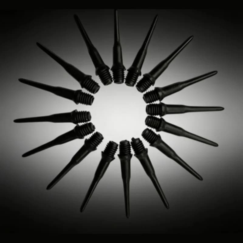 Set di 100 Punte di Ricambio per Freccette Elettroniche di Alta Precisione 4,5mm, Punte Morbide Professionali in Plastica Durevole