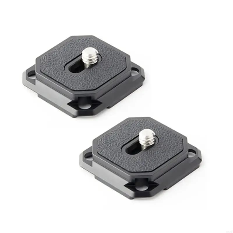 QXNF 2pcs Tavola rilascio rapido per fotocamera 38 mm Tipo ARCA quadrato per supporto per teste del treppiede