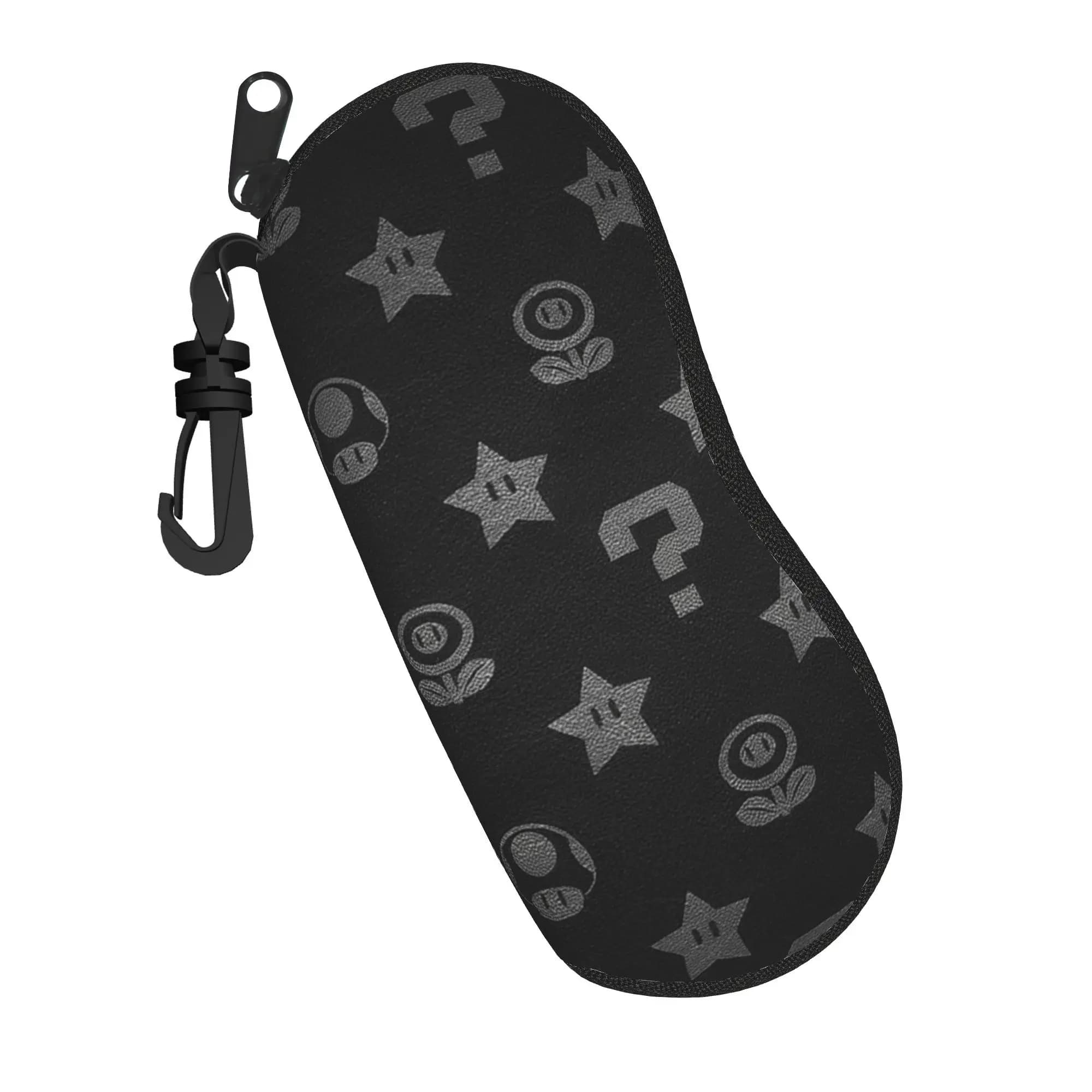 Astuccio per Occhiali Bros Marios, Unisex, Antiurto con Cerniera, Porta Occhiali da Sole