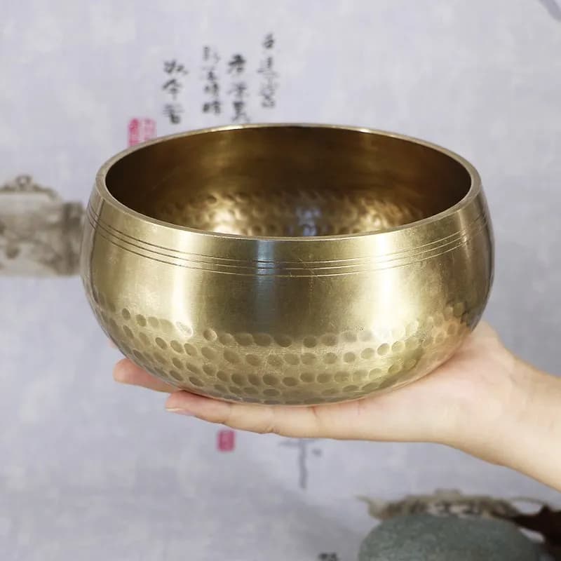 Nepal Singing Bowl Yoga Meditation Tibetan Sound Bowl Copper Bowl Chime Picking Ear Therapy Himalaya Bowl