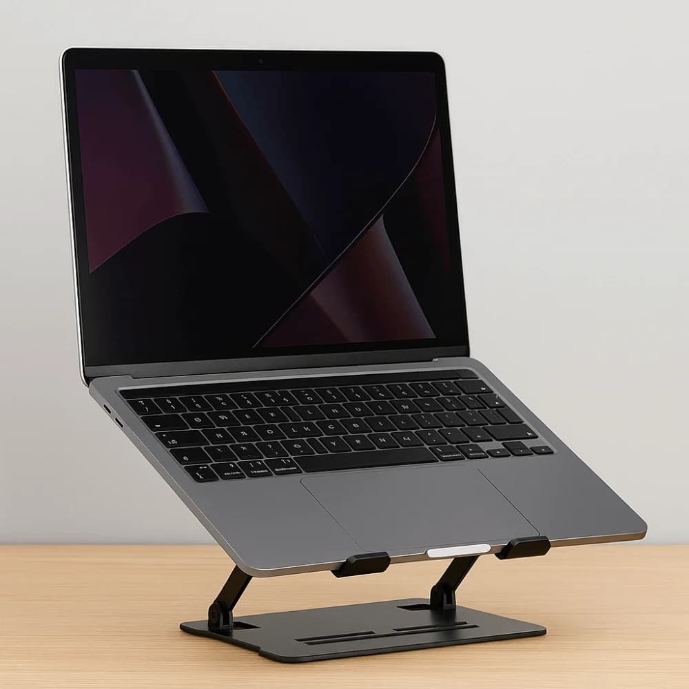Supporto per tablet regolabile Supporto per laptop pieghevole antiscivolo Dissipazione del calore Staffa metallica per laptop regolabile in altezza Notebook