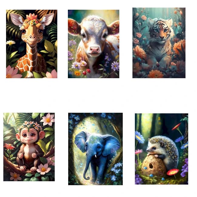 Puzzle 2000 Pezzi con Animali della Foresta, Gioco Stimolante per Attività Familiare, Decorazione per Sala Giochi e Camera da Letto, Idea Regalo
