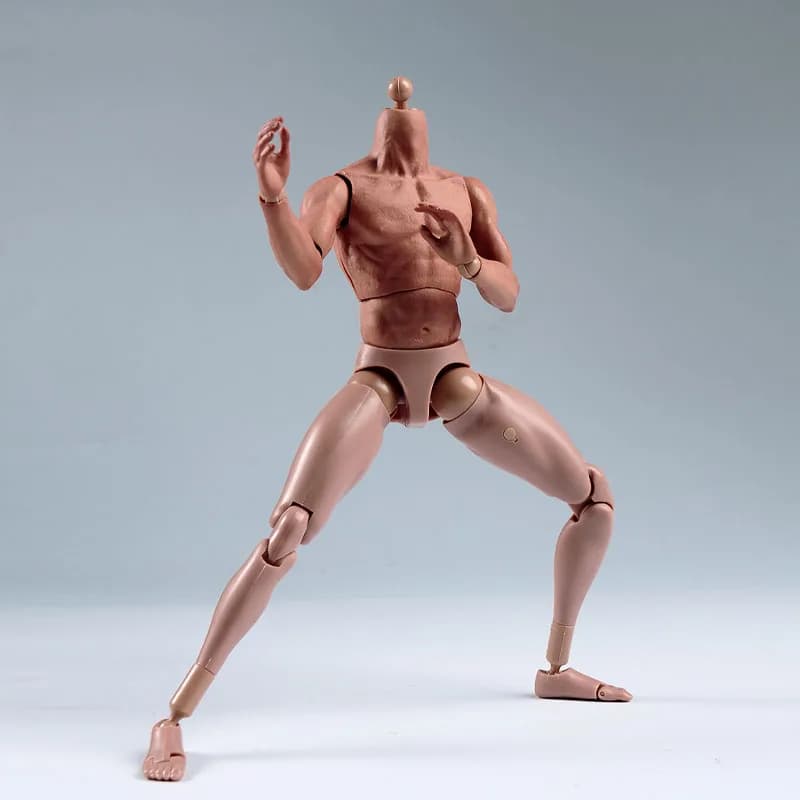 ZCtoys S001 1/6 Corpo muscolare maschile con collo 12 pollici Super flessibile Soldato Action Figure Fit 1:6 Testa scolpita Disponibile