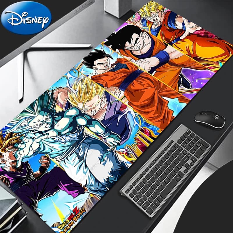 Game mouse mat 90x40 cm Dragon Ball DBZ, big computer mat, XXL desk mat, anime keyboard mat, gamer accessories, table mat