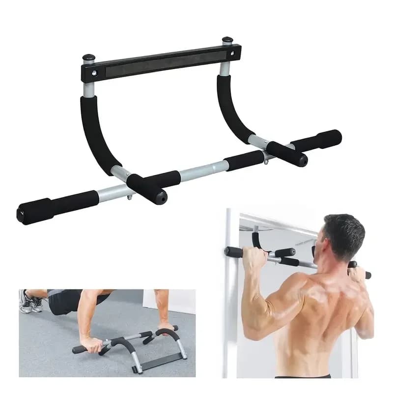 Portable traction bar, door bar for men and women, fitness training bar, grip force training tool for home gym