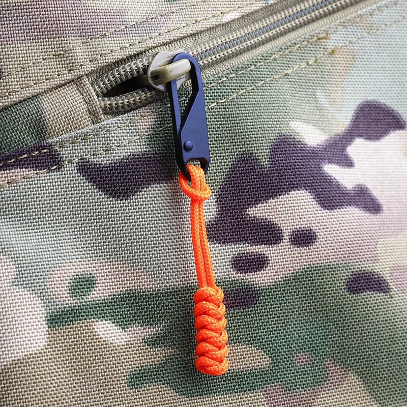 5 Pezzi Tirazip in Paracord, Ricambio Resistente Intrecciato per Zaini Outdoor, Attrezzatura Tattica, Riparazione Cerniere