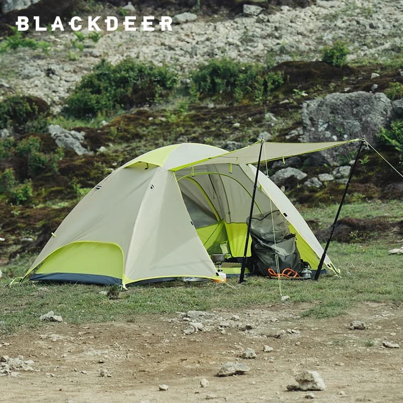 Blackdeer Luming 2p Camping tent 2 persons Light backpack curtain for 3 seasons for hiking Trekking Aluminum pole PU 2000mm