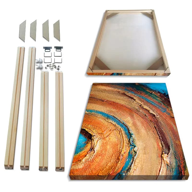 Solid Wood Photo Frame DIY Kit Set for Wall Decoration Picture Poster Frame Birthday Party Decor Suitable for All Ages