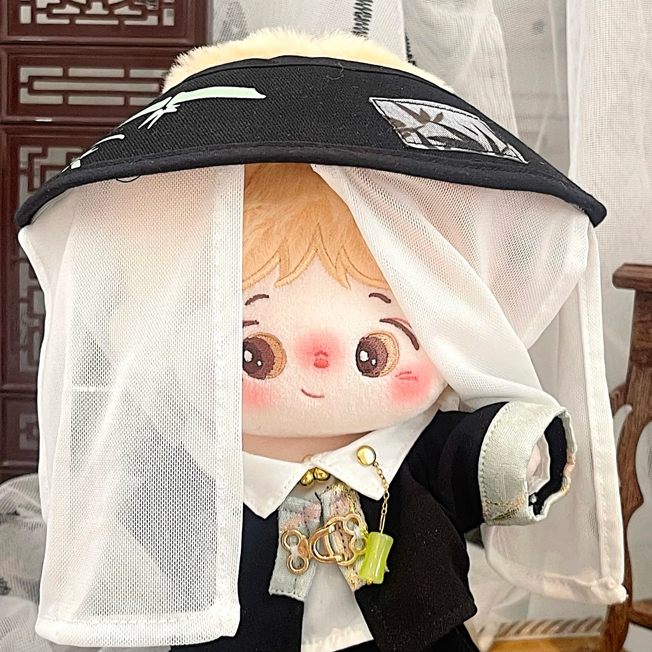 Vestiti per bambole di peluche Zhuzhuxia, nuovo abito Hanfu in stile cinese per bambole di cotone da 20 cm, 25 cm, 30 cm, costumi da collezione per bambole.