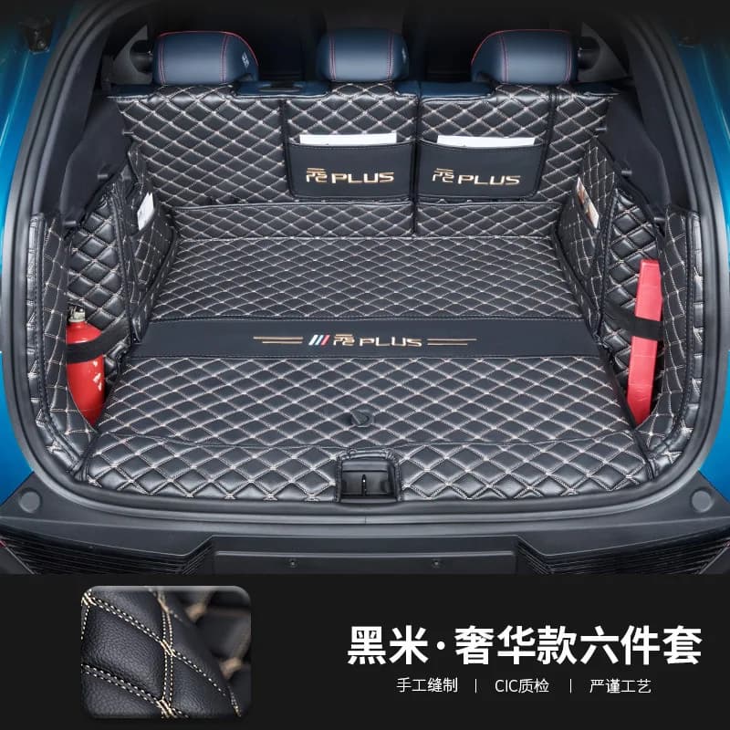 Tappetino per bagagliaio in pelle per BYD Atto 3 Yuan Plus 2022 2023, protezione impermeabile e anti-sporco, accessori auto