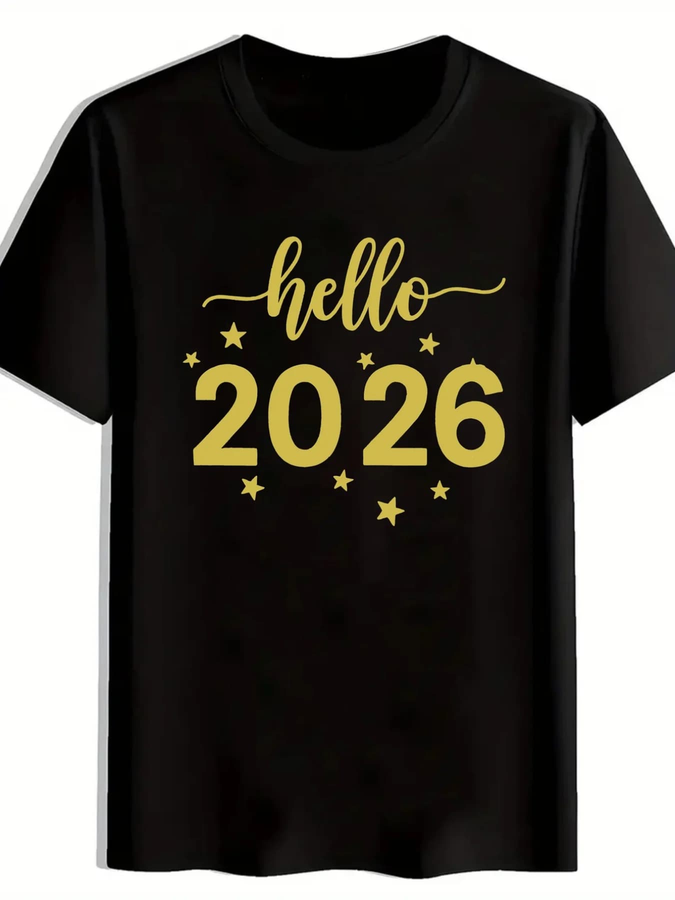 Ciao 2026 Graphic Tee Capodanno Slogan T-shirt stampata Casual Girocollo Manica corta Estate Top Comodo T-shirt basic per