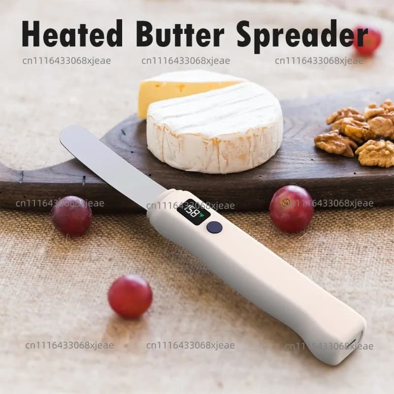Cross-border butter knife heater quickly melts butter cheese spreader knife kitchen baking gadget anti-scalding design