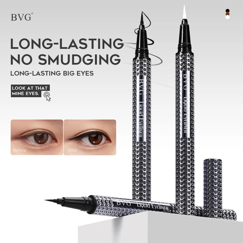 Eyeliner pen Liquid glue without smudge waterproof sweat resistant durable non-slip fast drying and fine for beginners