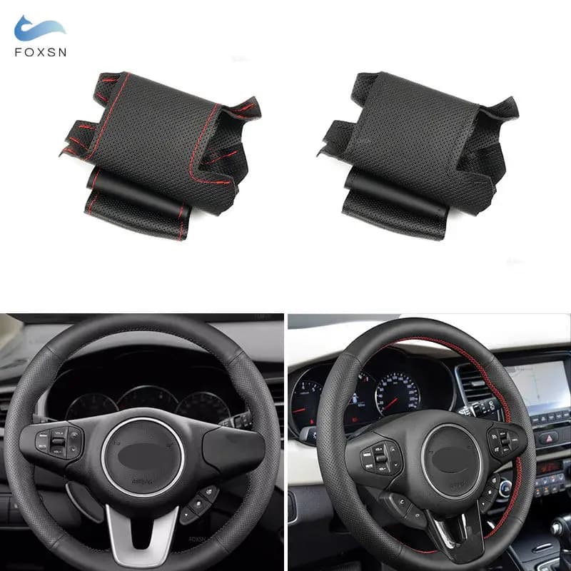 For Kia Carens 2013 2015 2016 2017 2018 2019 Car accessories microfiber perforated wheel cover Trim