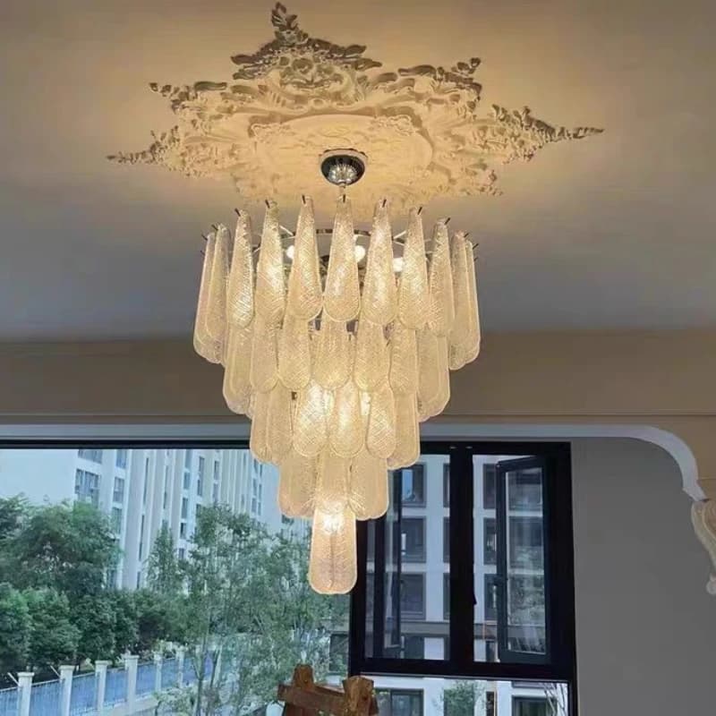 Lampadari a soffitto in vetro nordico vintage Luci a led di lusso Lampade a sospensione modeste per soggiorno Tavolo da pranzo Decorazione della casa