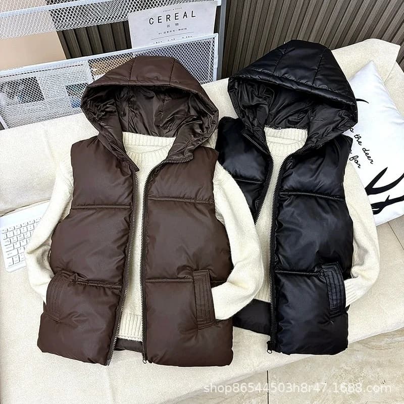 Gilet per Bambini Autunno Inverno 2026, Giacca Senza Maniche con Zip per Ragazzi e Ragazze, Gilet Caldo Tinta Unita per Bambini