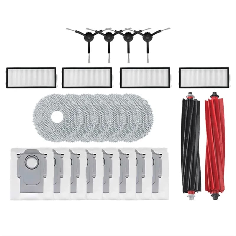 A76G-Per Roborock Qrevo Master/Qrevo Slim Robot Aspirapolvere Parti di ricambio Spazzola laterale principale Filtro Hepa Mop Sacchetto per la polvere in tessuto