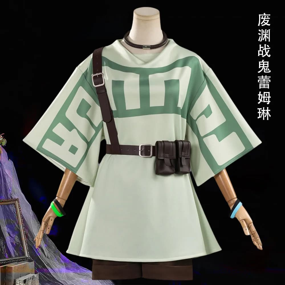 Costume Cosplay Abyss Walker Remlin GACHIAKUTA, Outfit Completo per Giochi e Anime, Set Completo per Halloween, Natale e Feste in Maschera