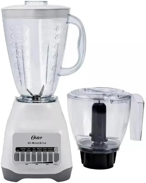 Frullatore e Robot da Cucina 2-in-1 con Motore da 700W, Caraffa da 6 Tazze, Tritatutto da 3 Tazze